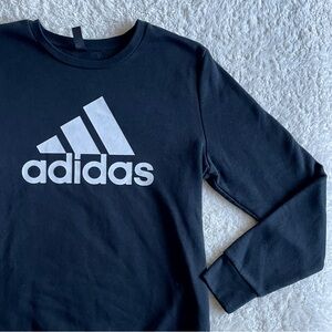 adidas Black & White Sweatshirt Golf Performance Top Layer Medium